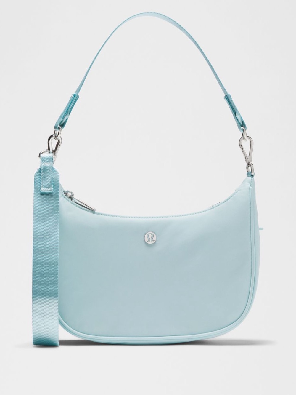lululemon athletica Pale Blue Crescent Shoulder Bag